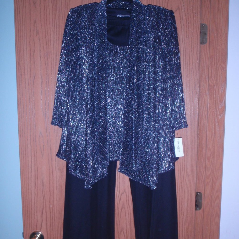 Dress Barn Special Occasion Pant/Blouse Set